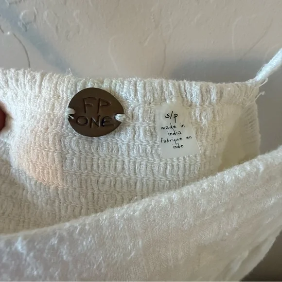 Free People FP One Dress Size S White Santorini Gauze Maxi Tiered Smocked - Picture 5 of 7